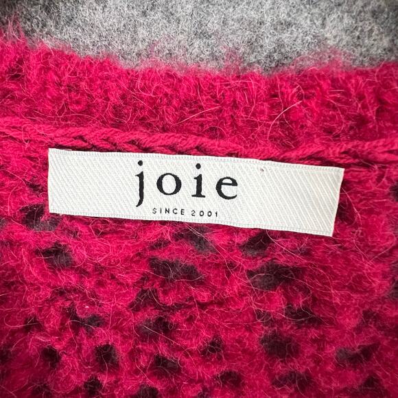 Joie Vara Sweater Womens XS Wool Alpaca Blend Open Knit Cardigan Button Up Soft - Picture 12 of 15